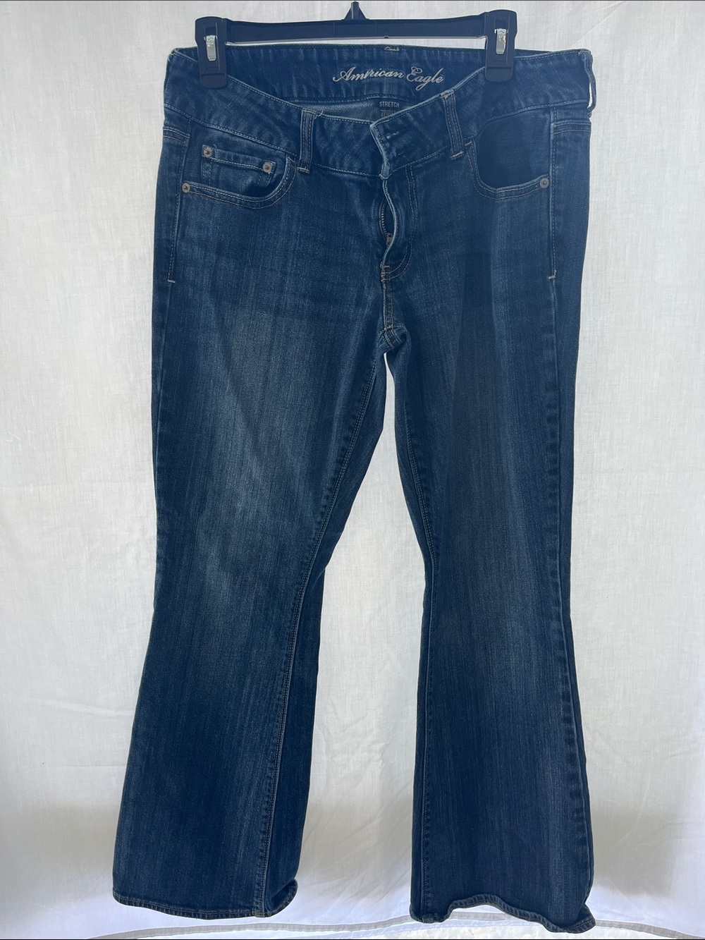 American Eagle Outfitters Dark Blue Artist Flare Jeans